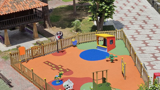 Parque municipal de Belmonte y zona infantil